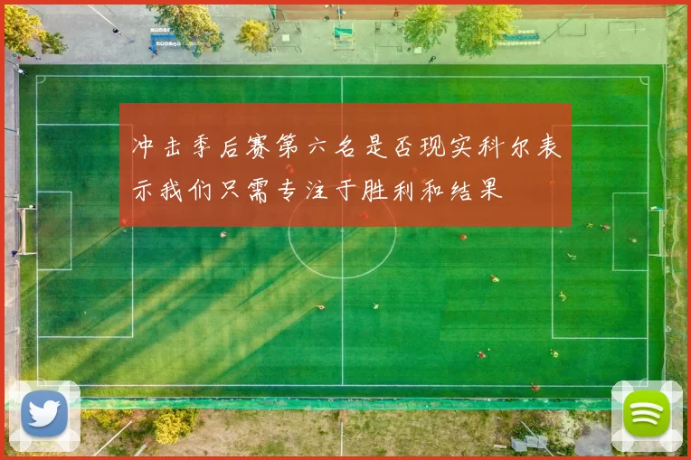 冲击季后赛第六名是否现实科尔表示我们只需专注于胜利和结果